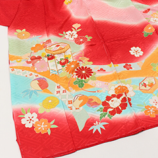 楽天市場】【2/25 10:00-☆ポイント5倍】 七五三 7歳 着物 手描き京