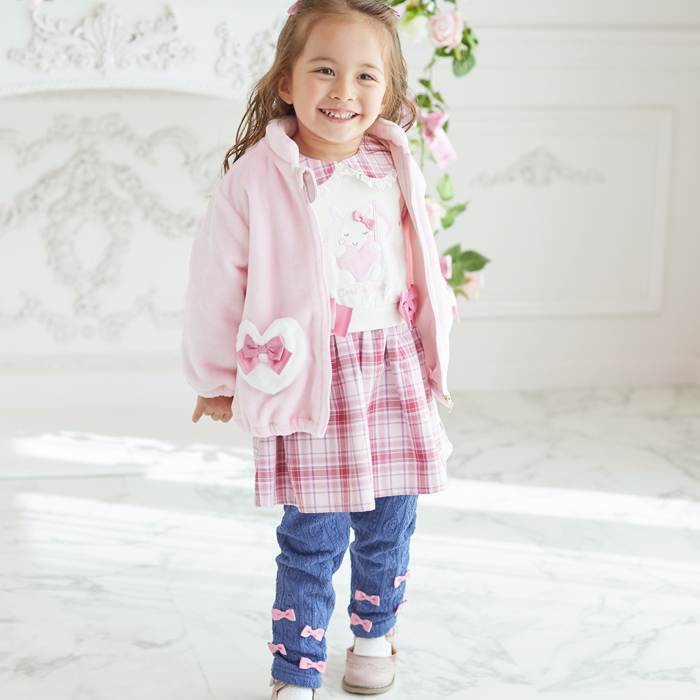 楽天市場】coeur a coeur (クーラクール ) フリースカーディガン (90