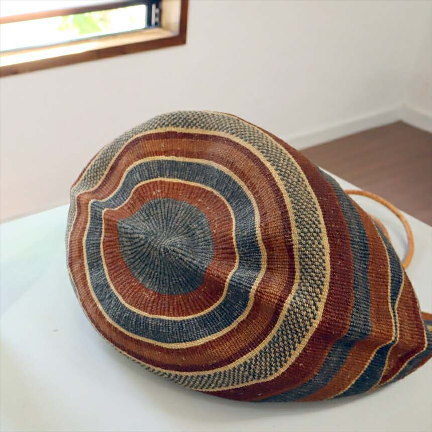 楽天市場】バオバブバッグ Lサイズ アフリカのかごバック ケニア