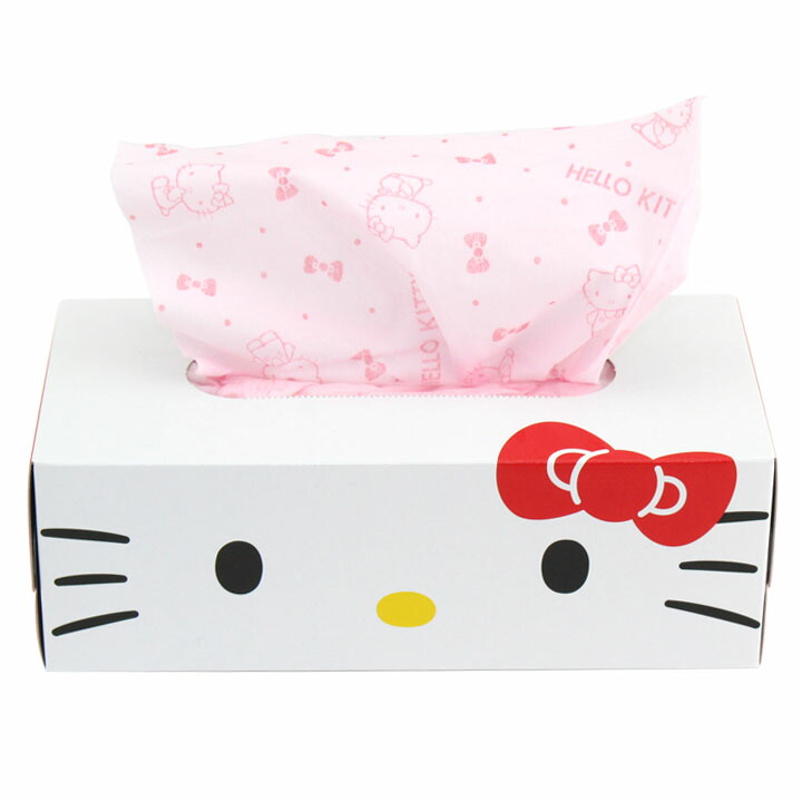 楽天市場】ハローキティキュートピンク ボックスティッシュ150組（300