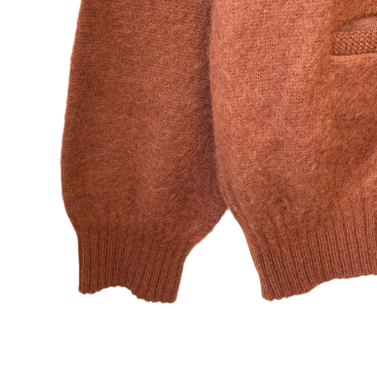 楽天市場】【中古】WACKO MARIAモヘアカーディガン ブラウン サイズ：L