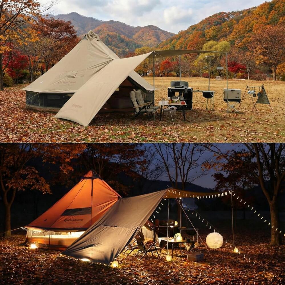 楽天市場】【15%OFFクーポン】KingCamp ベルテント 5m T/C材 冬用