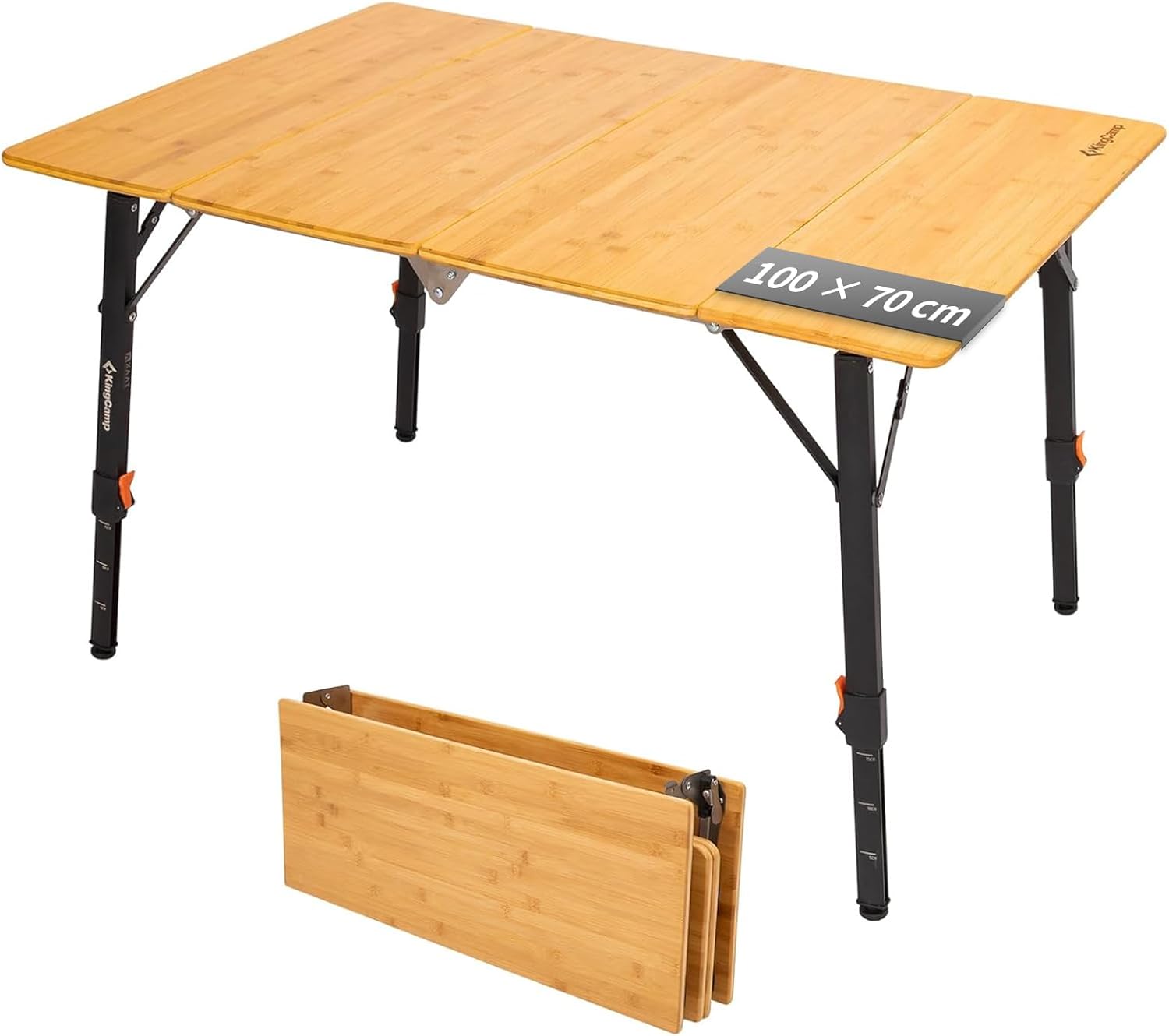 楽天市場】KingCamp アウトドア テーブル 竹製 折りたたみ キャンプ