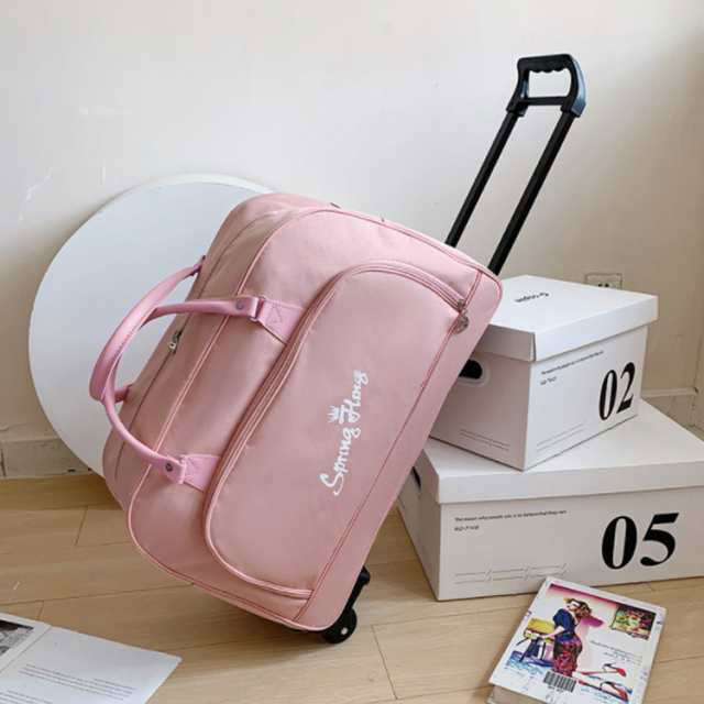 楽天市場】ボストンキャリーバッグ キャスター付き ボストンバッグ 2輪