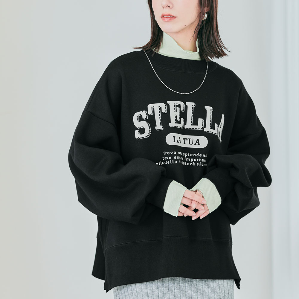 楽天市場】スウェット《裏起毛スリットカレッジロゴスウェット 全6色