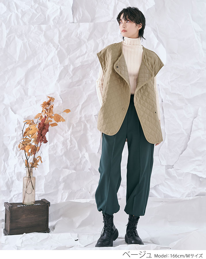 楽天市場】【OUTLET SALE】ベスト《2wayキルティングオーバーベスト 全