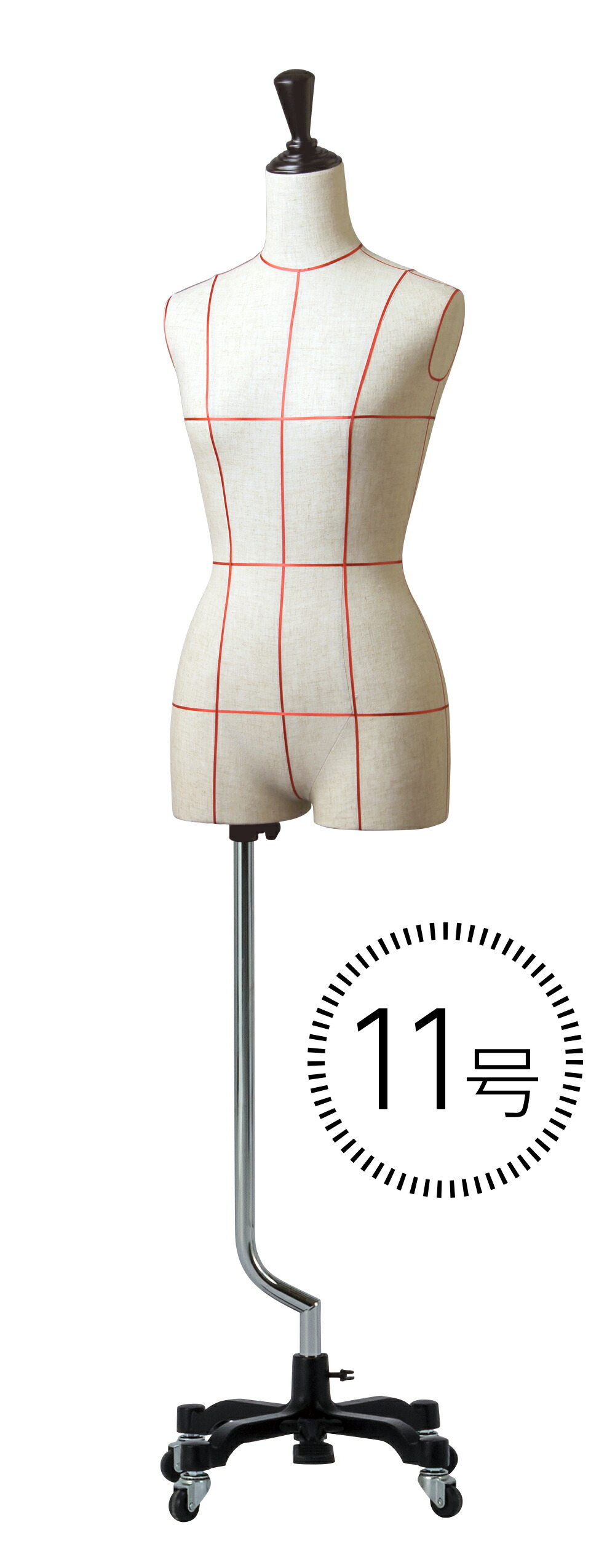 楽天市場】洋裁用 裁断ボディ 四脚キャスター台 ペダル付き 芯地張