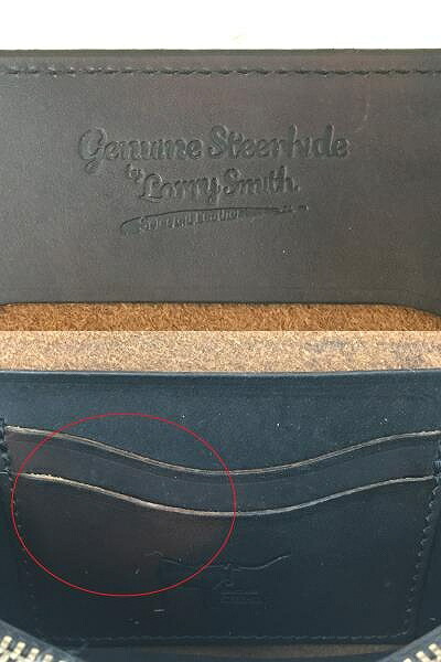楽天市場】【中古】Larry Smith レザー ウォレット 長財布 Wallet