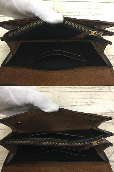 楽天市場】【中古】Larry Smith レザー ウォレット 長財布 Wallet
