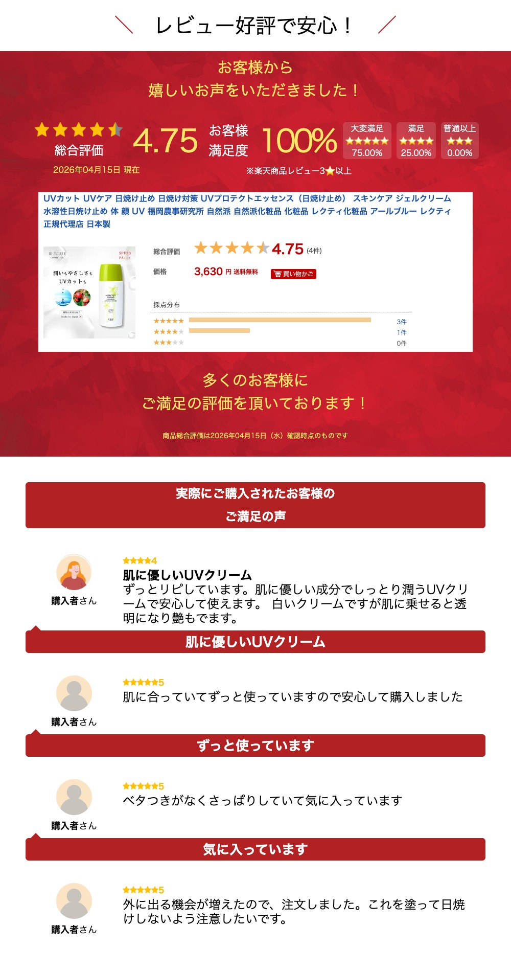 楽天市場】UVカット UVケア 日焼け止め 日焼け対策 UVプロテクト