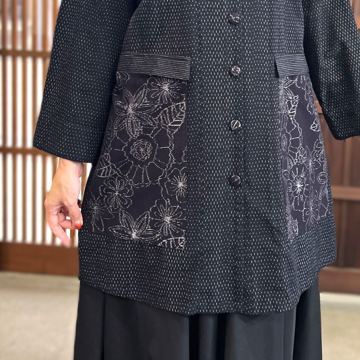 楽天市場】【久留米絣ジャケットコート】ミセス50代60代レディース