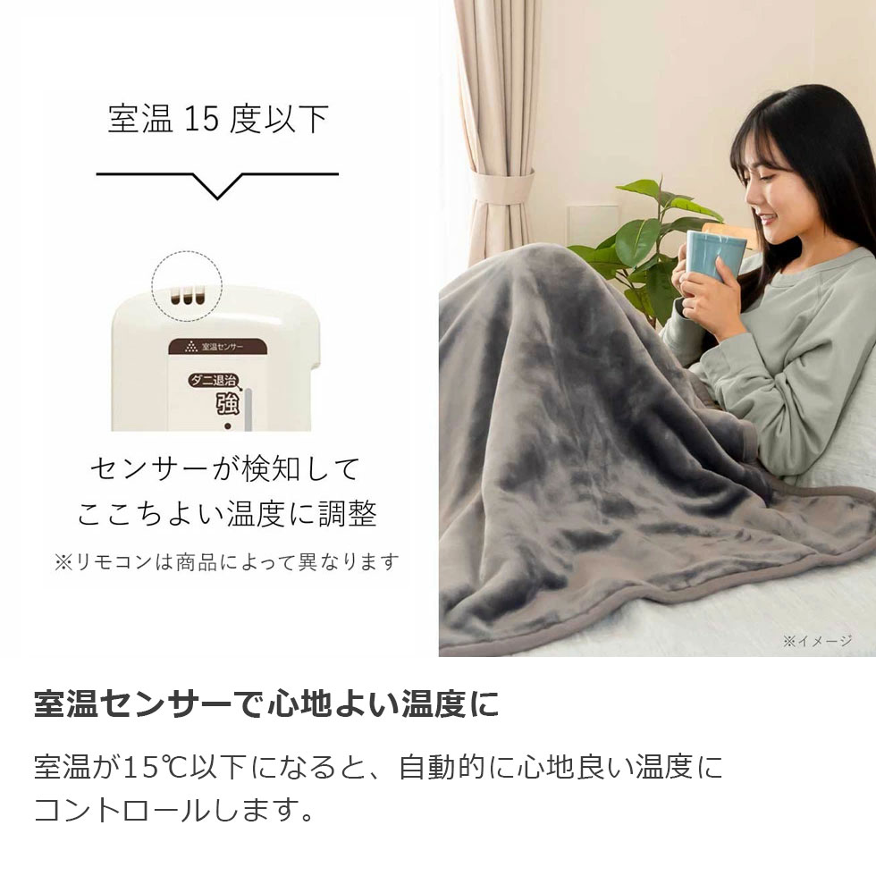 楽天市場】【メーカー公式】リサラーソン 電気毛布 毛布 200×100cm KDS