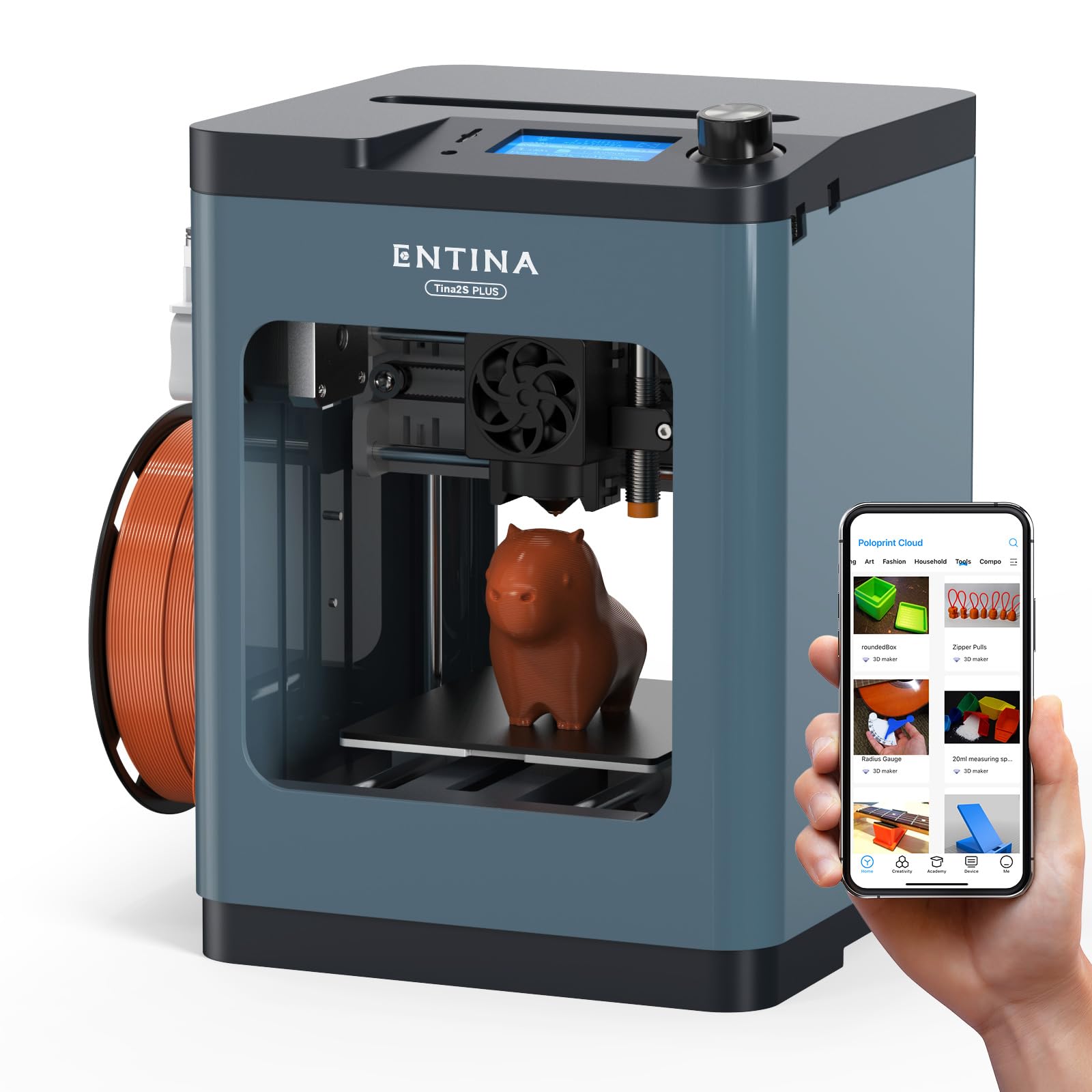 楽天市場】Entina 3Dプリンター TINA2 Plus、高速高精度 250mm/秒 自動