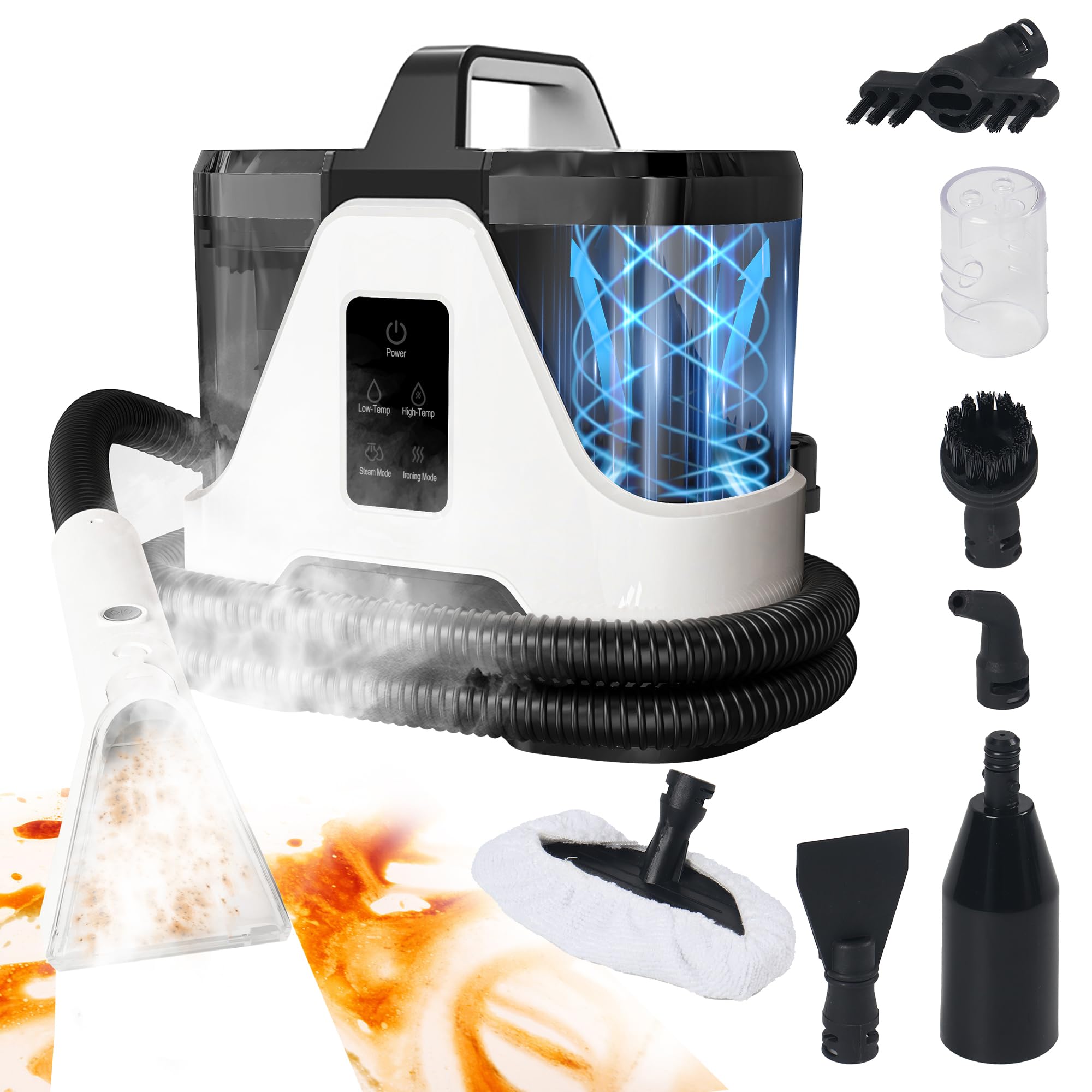 楽天市場】【100℃蒸気噴射×19000Pa吸引力】 スチーム式カーペット