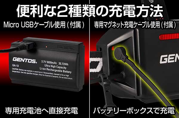 楽天市場】☆GENTOS/ジェントス GH-200RG Gシリーズ ハイブリッド式