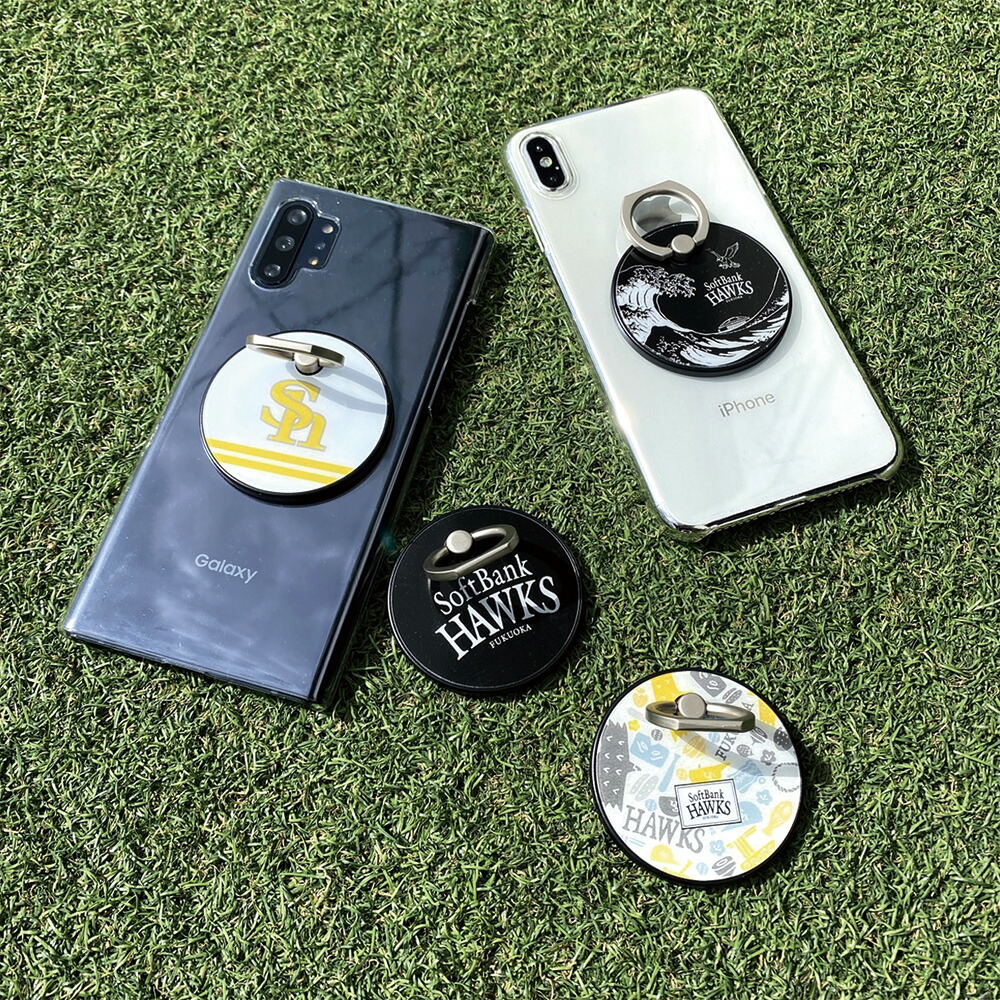 楽天市場】ホークス グッズ スマホリング MagSafe対応 メタルリング
