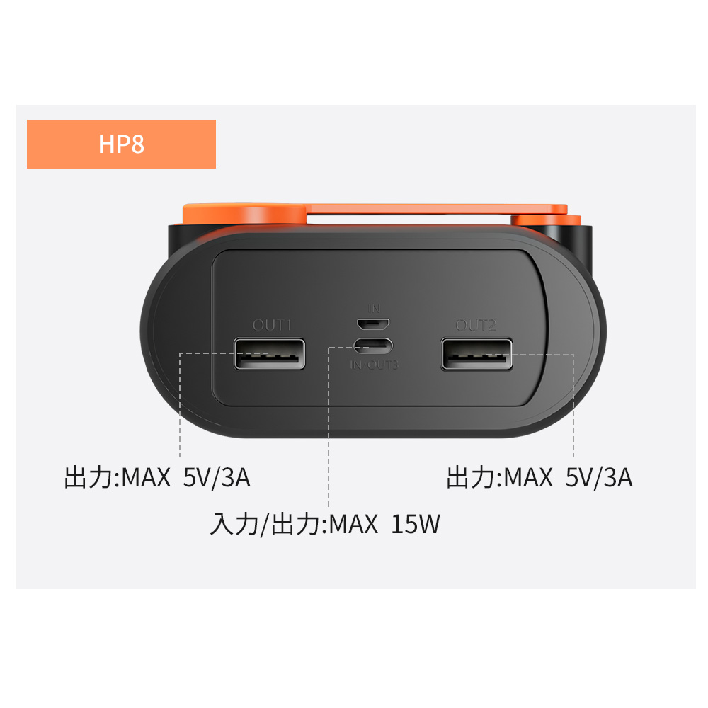 楽天市場】モバイルバッテリー ソーラー 61200mAh 3.0A急速充電 手回し