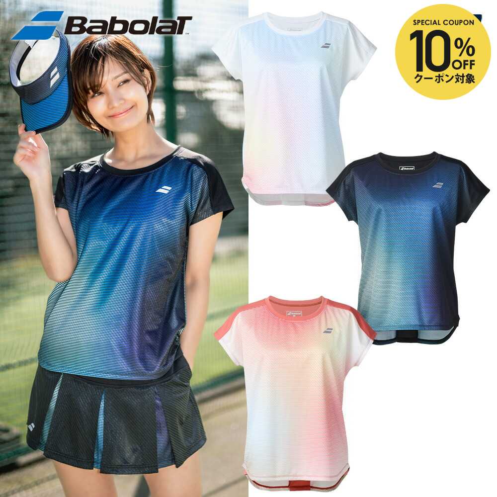 楽天市場】バボラ Babolat テニスウェア レディース PURE SHORT SLEEVE