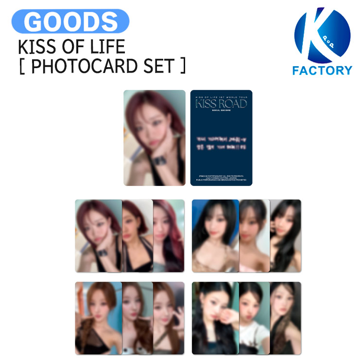 楽天市場】KISS OF LIFE [ PHOTOCARD SET ] 2025 1st WORLD TOUR [KISS