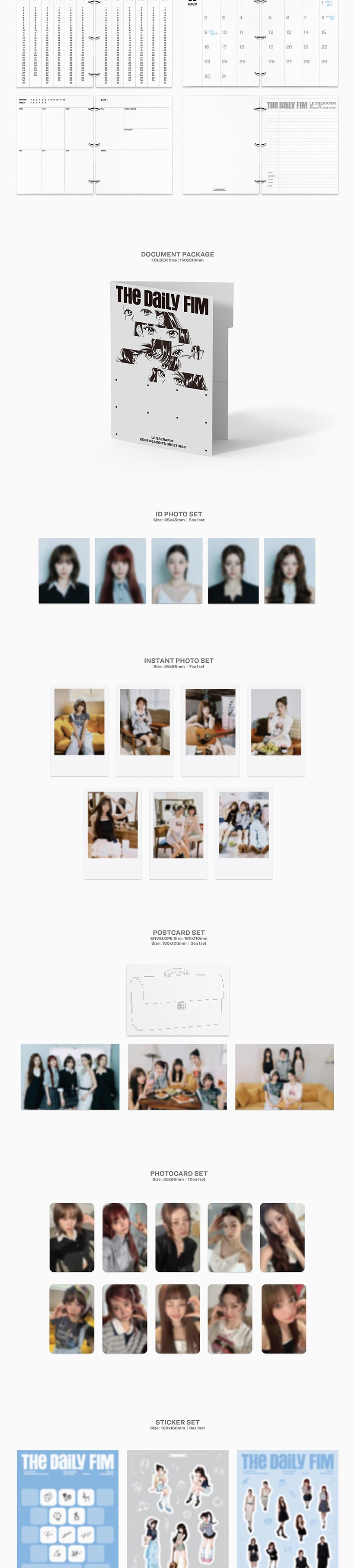 楽天市場】【WEVERSE特典付】 LE SSERAFIM 2026 SEASON GREETINGS