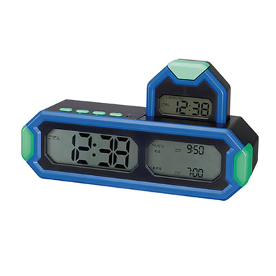 楽天市場】アデッソ【クオーツ】目覚まし時計 OKITE! オキテ ES-01