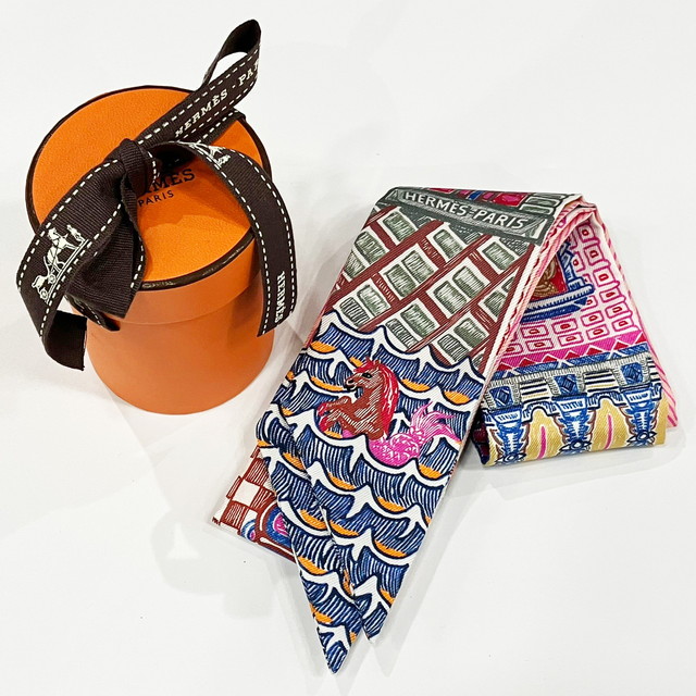 楽天市場】HERMES エルメス ツイリー スーパー・シルク・クエスト