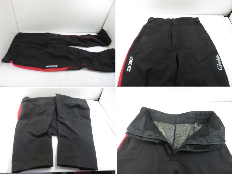 フ―ド無し がまかつゴアテックスレインスーツGM-3314上下 Lサイズ中古