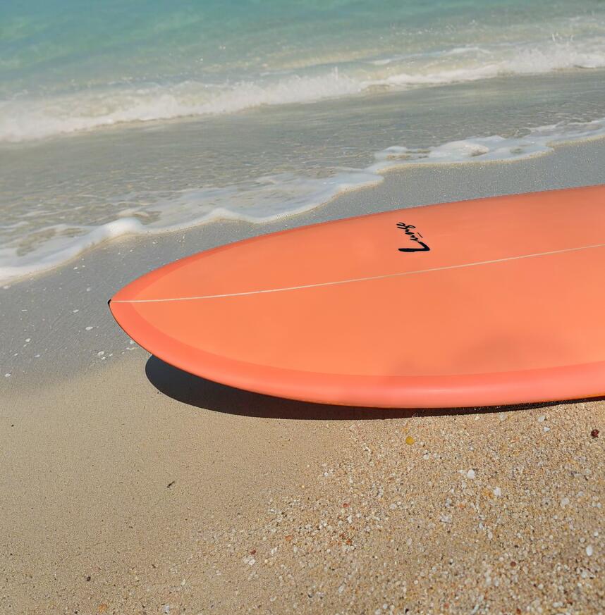 楽天市場】LUNGE KITE ミッドレングスサーフボード EPS オレンジ ※配送