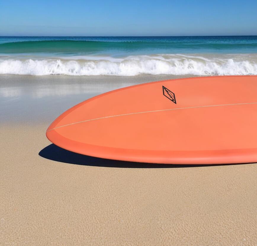 楽天市場】LUNGE KITE ミッドレングスサーフボード EPS オレンジ ※配送