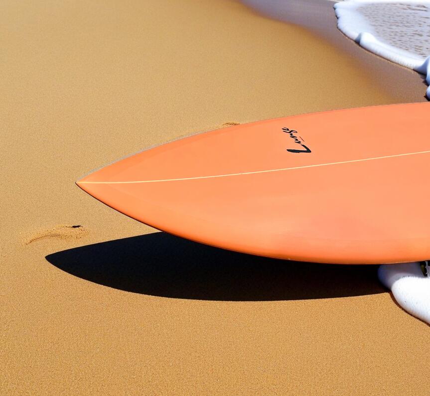 楽天市場】LUNGE KITE TWINミッドレングスサーフボード EPS オレンジ