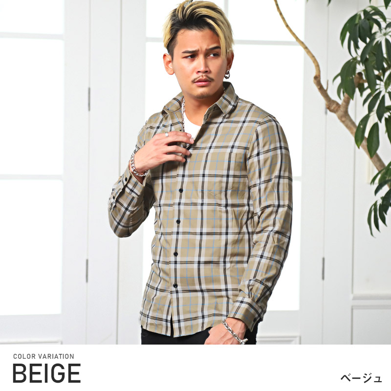 楽天市場】△送料無料△ 長袖シャツ メンズ チェックシャツ チェック柄