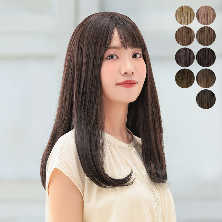 楽天市場】【リニューアル】ウィッグ ロング ミディアム フルウィッグ