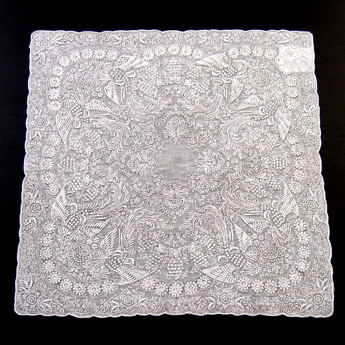 楽天市場】ハンカチ約30x30cm【宅配便送料無料】スワトウ刺繍 : ami