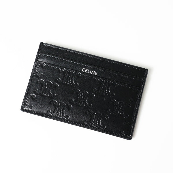 楽天市場】CELINE セリーヌ カードケース Triomphe Embossed Medium