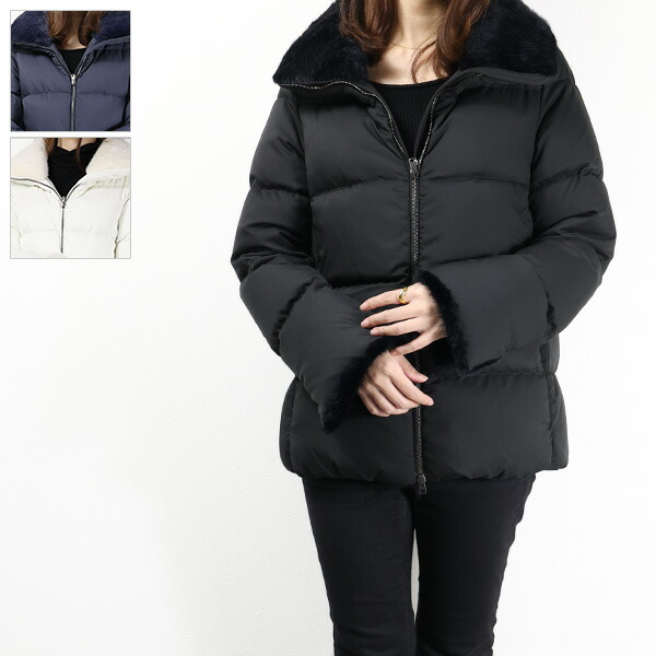 楽天市場】HERNO ヘルノ Fur Down Jacket ダウンジャケット フェイク