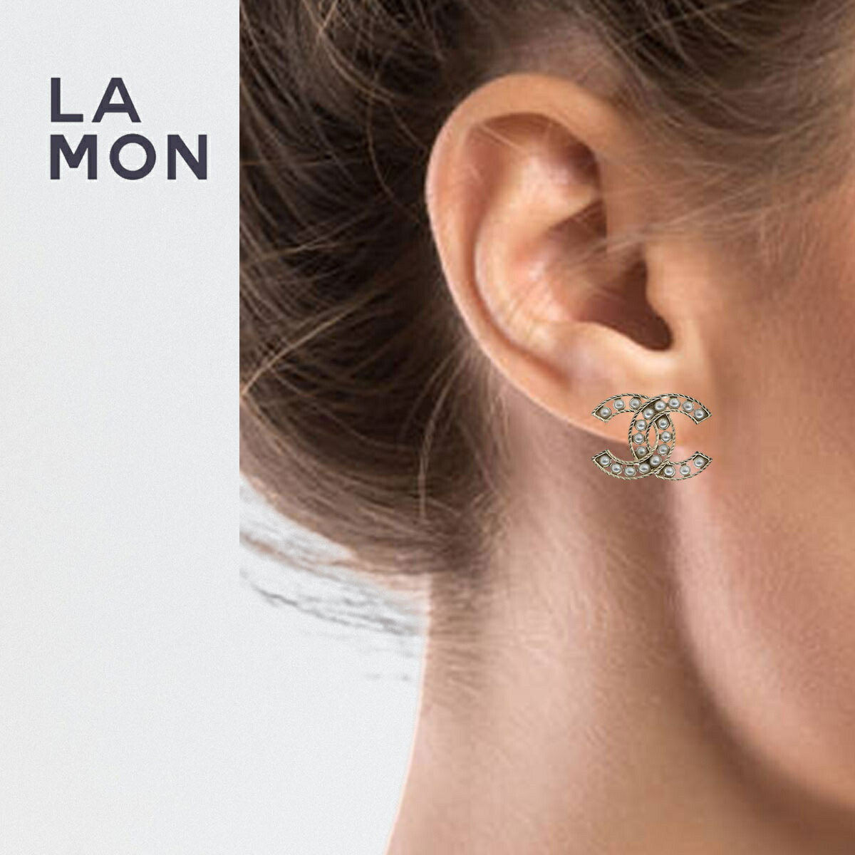 楽天市場】【新品】シャネル ピアス CHANEL EARRINGS AB6959 ココ