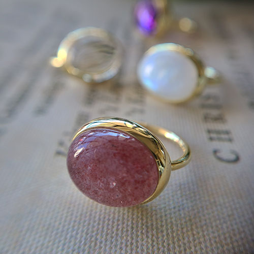 楽天市場】Bonbon 天然石 リング 指輪 インドジュエリー カジュアル