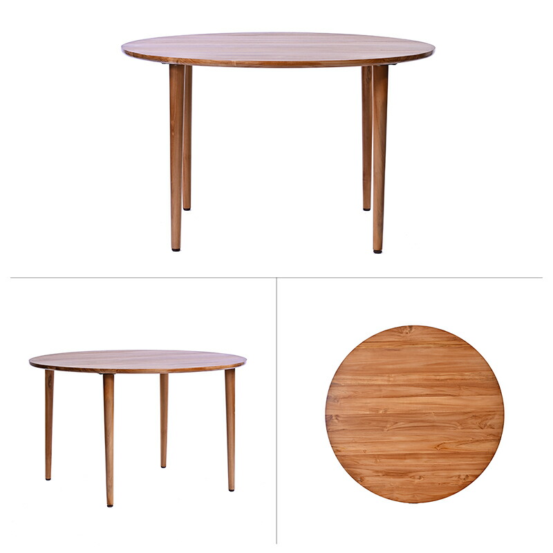 楽天市場】開梱設置無料 ダイニング5点セット テーブル 120cm幅 丸