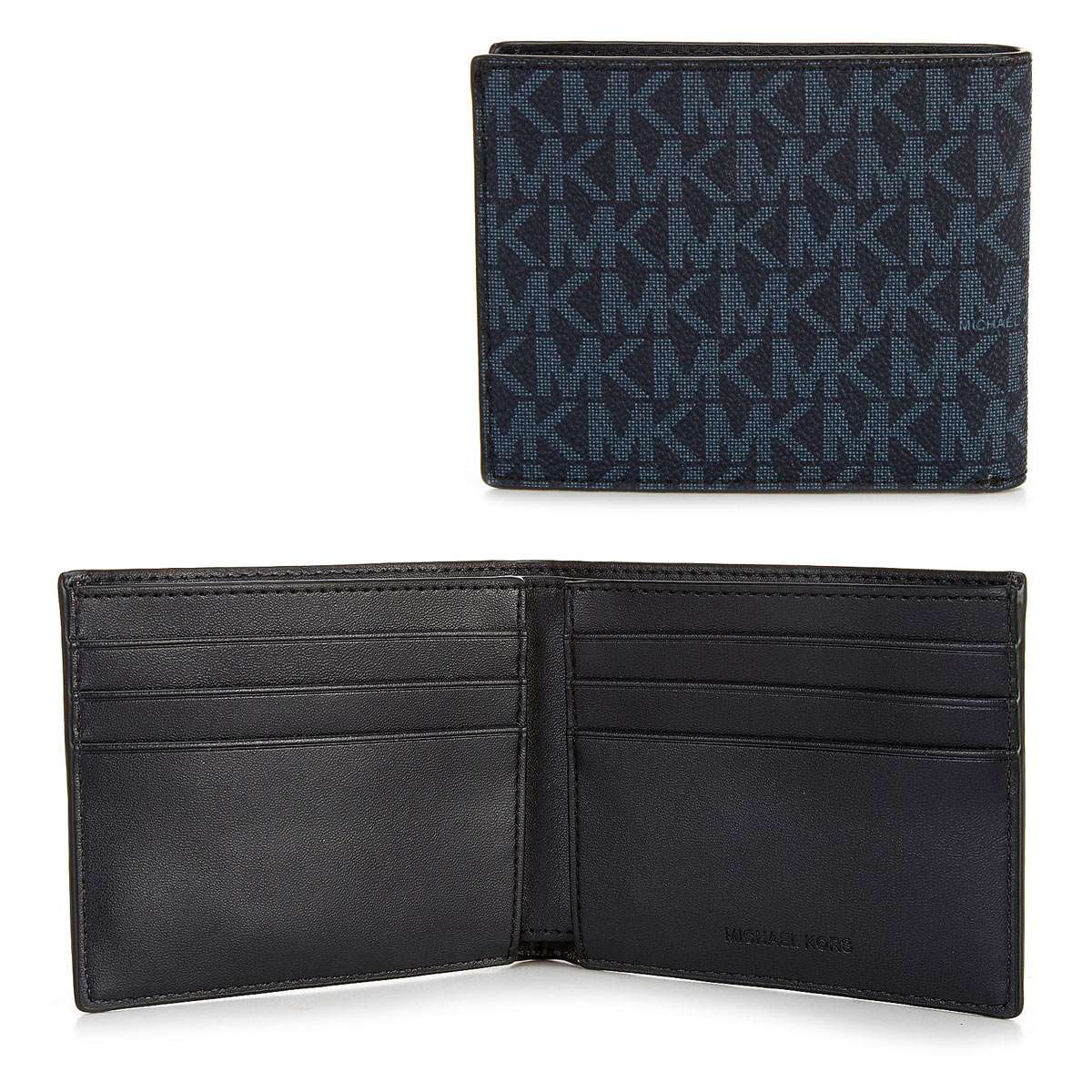 楽天市場】マイケルコース 財布 二つ折り メンズ ブランド 薄型 本革