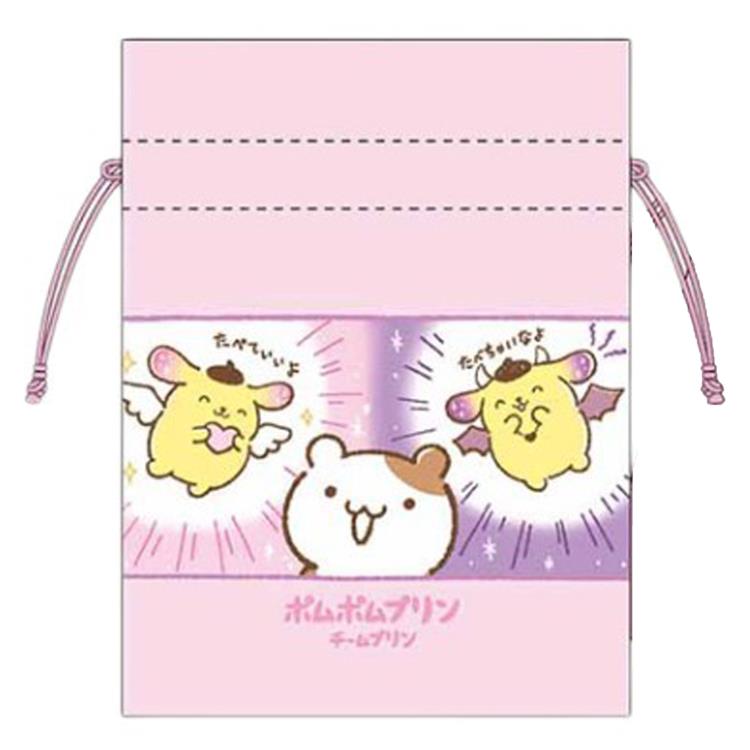 楽天市場】ポムポムプリン 豆巾着 PK 262719 チームプリン Pom Pom