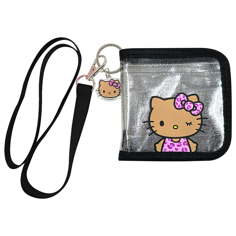 楽天市場】ハローキティ クリアウォレット 日焼け ブラック ラメクリア