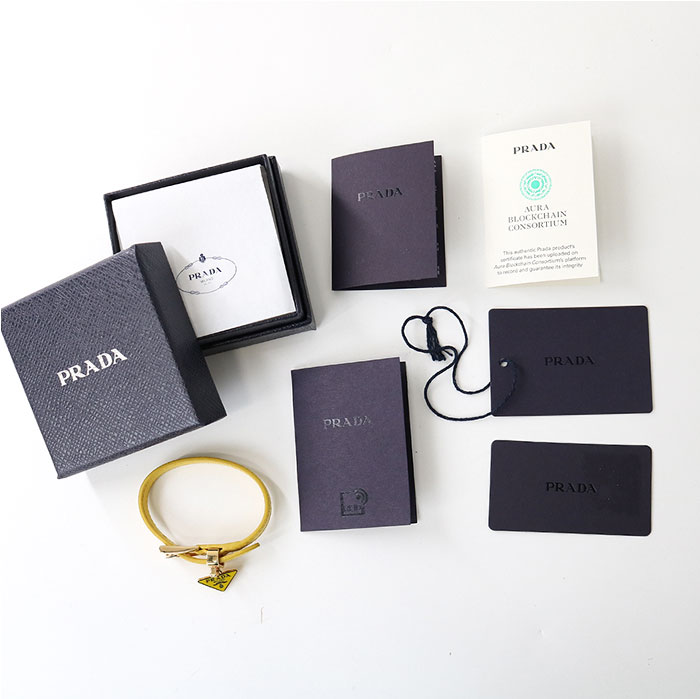 楽天市場】PRADA プラダ サフィアーノブレスレット 1IB351 レディース
