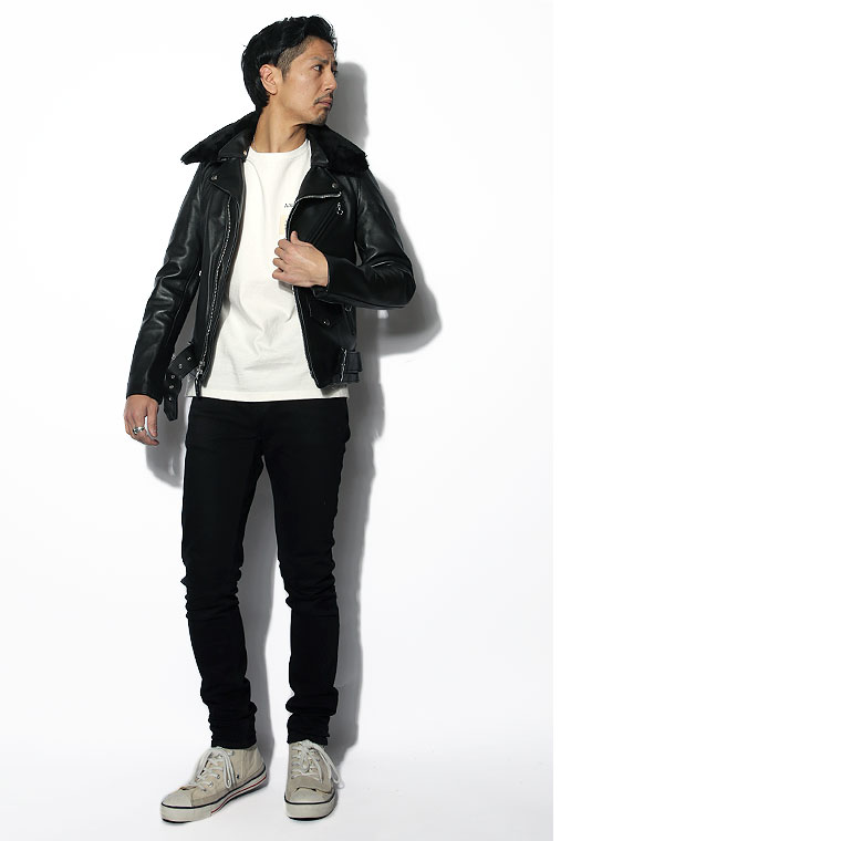 楽天市場】【ポイント10倍】Schott ショット 襟ボア ライダース 618M