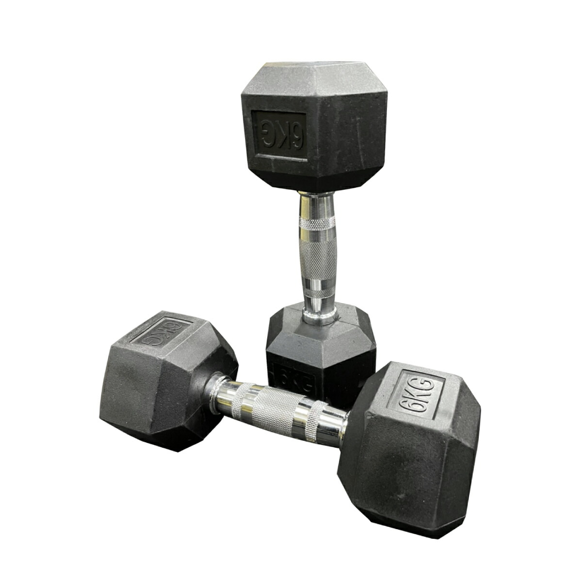楽天市場】ラバー ヘックス ダンベル 1kg～10kg × 2個ずつ 計20個