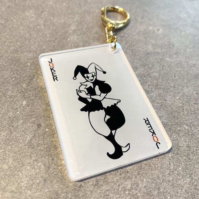 楽天市場】【送料無料】JOKER トランプ風キーホルダー トランプ