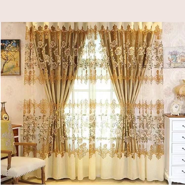 楽天市場】カーテン 2枚組 おしゃれ 遮光 レース セット ゴールド