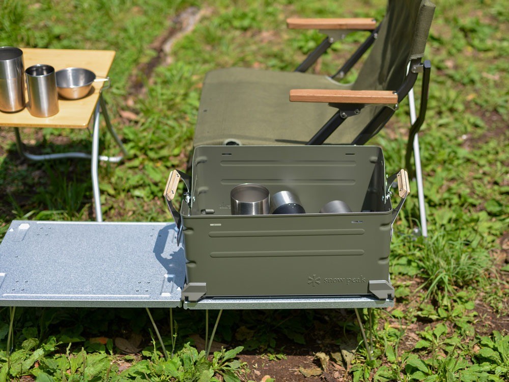 楽天市場】スノーピーク シェルフコンテナ オリーブドラブ シェルコン