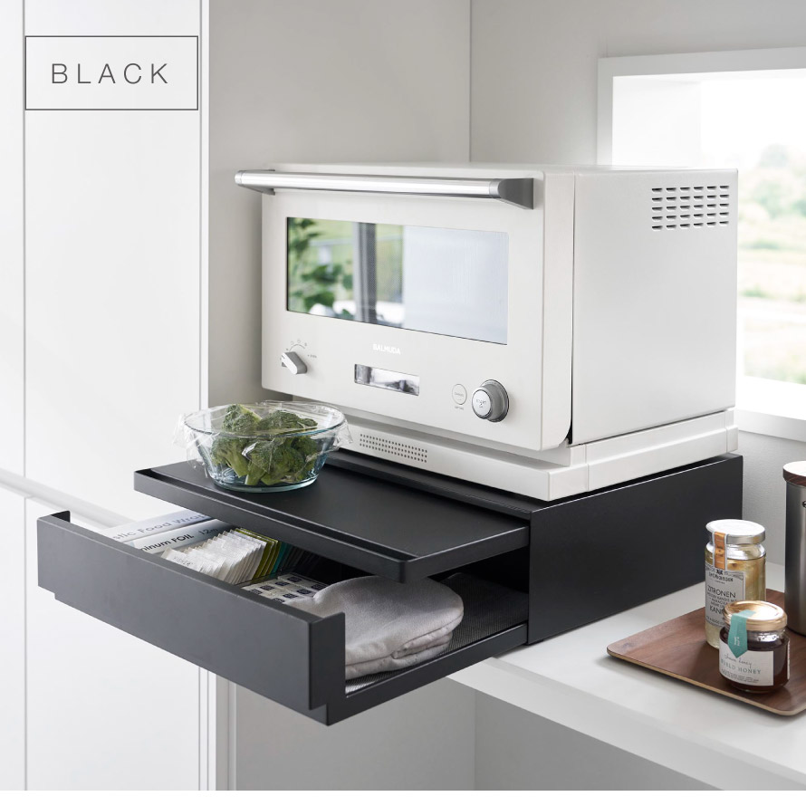 楽天市場】トースター下 ラック スライドテーブル タワー tower 山崎