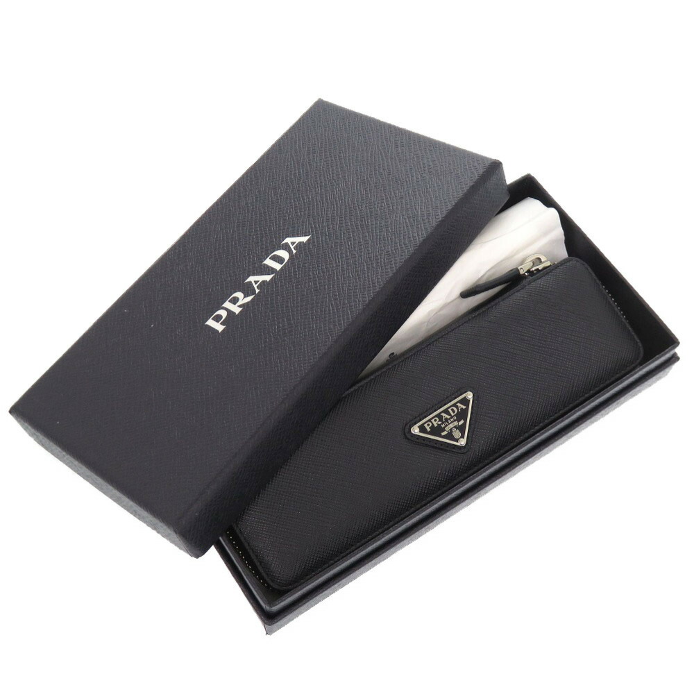 楽天市場】未使用 プラダ サフィアーノレザー ネイビー ペンケース