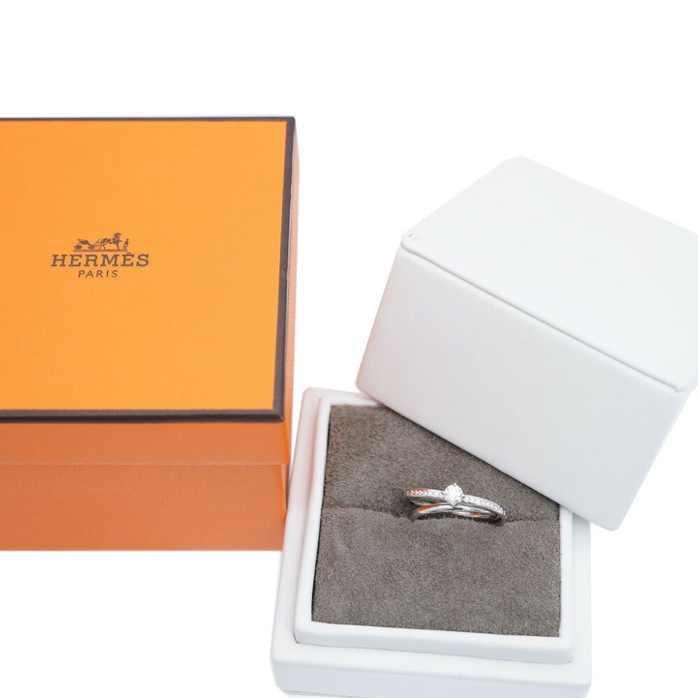 楽天市場】エルメス ヴェルティージュ クール ダイヤ 0.30ct K18WG #50